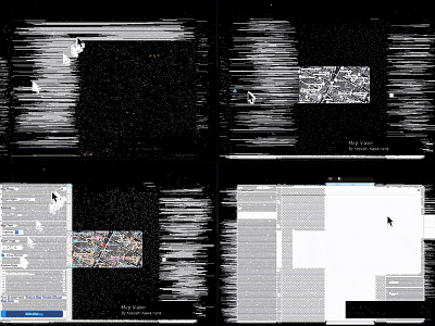 Accidental glitch reference black black and white bug computer cursor digital figma fun generative glitch glitch art graphic lines pattern pixel random screen stripes ui weird