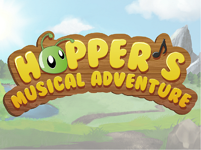 Hopper's Musical Adventure mobile game logo children code coding coding game design free to play game game design game illustration illustration illustrator kids kids game logo logo design mobile app mobile game music musical game nature