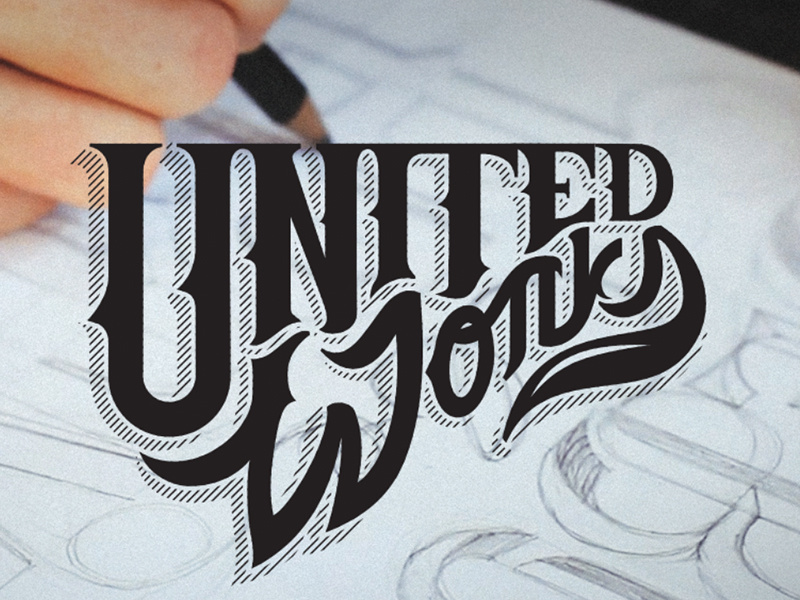 Requesting Critique – United Works typography handlettering