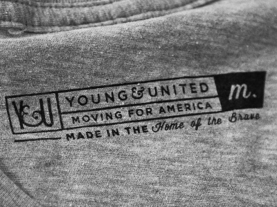 Y&U Shirt Tag Design