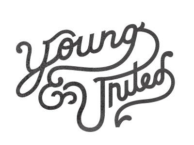 Logo Treatment typography united young