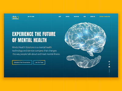 MINDS IHEALTH - Website UI/UX Design