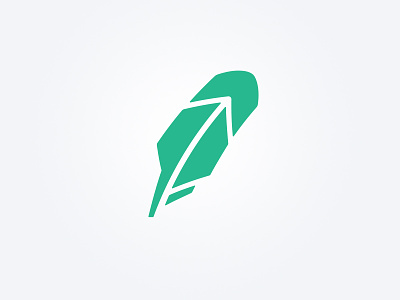 Robinhood Feather app arrow branding feather green icon identity ios iphone logo robinhood trading
