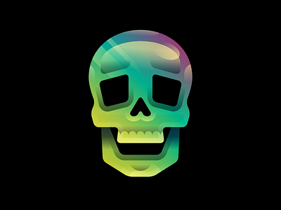 Halloween Skull by Zane Bevan on Dribbble