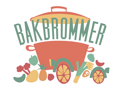 Bakbrommer food illustration maurice van der bij typography