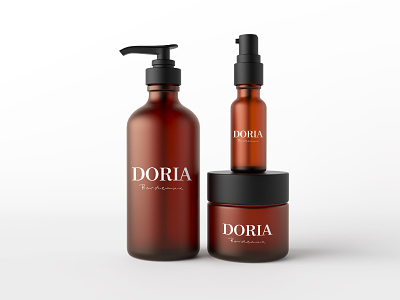 Logo Doria Bordeaux beauté logo design logodesign makeup