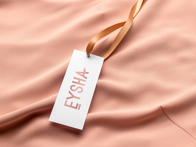 Création du logo Eysha logo logo design textile