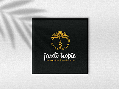 Logo Jardi Tropic illustrator logo