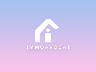 ImmoAvocat Logo illustrator logo