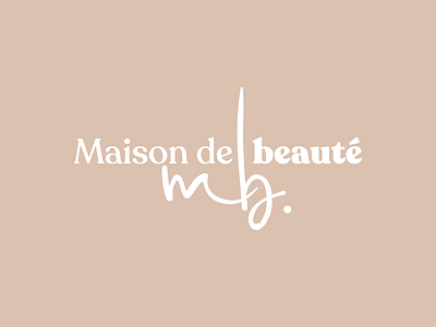 Maison de beauté branding logo