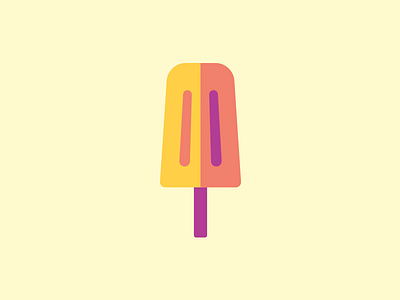 Popsicle flat icon popsicle summer