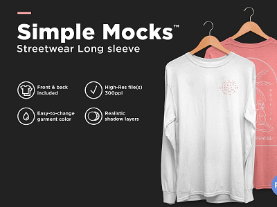 Long Sleeve Streetwear Mockup