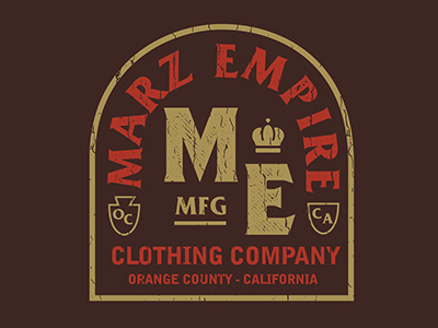 Marz Empire apparell clothing design t shirt