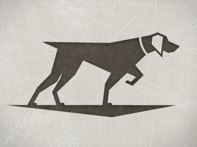 Gus dog illustration logo