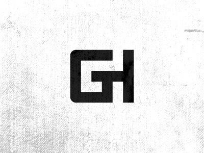 G & H logo monogram typography