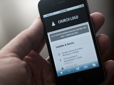 Mobile Site church mobile responsive website