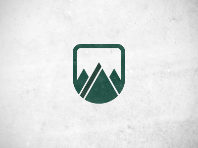 Mountain Logo Concept church green logo mountain
