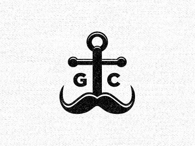 Moustache & Anchor anchor coaching logo moustache