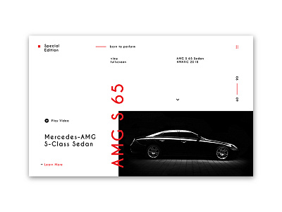 Daily UI - Day 013 app dailyui design flat ios landing page luxury cars minimal ui ux web design