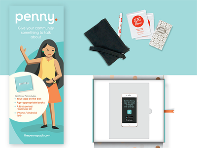 Penny Pack - Product app branding design illustration product