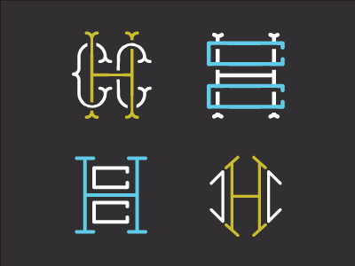 Monogramz custom illustration monogram typography