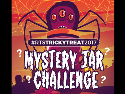 Mystery Jar candies halloween illustration outsourcing poster rethink robot spider staffing trickortreat