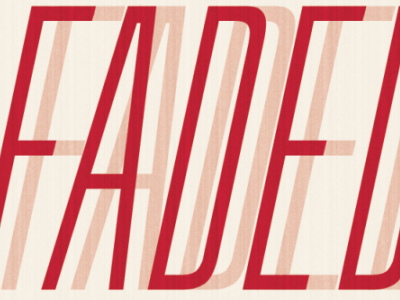 Faded guilder light tyler finck typography