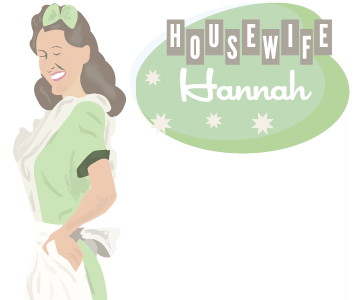 Houswife Hannah 1950s bridal shower illustration