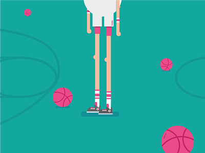 let's play... 2d basketball illustration play player thankyou tryouts