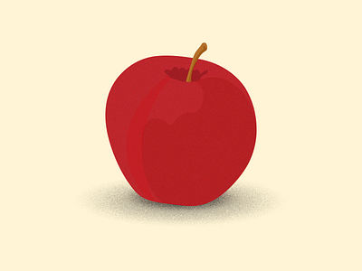 Apple apple design fruits illustration minimal vector
