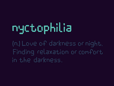 Nyctophilia