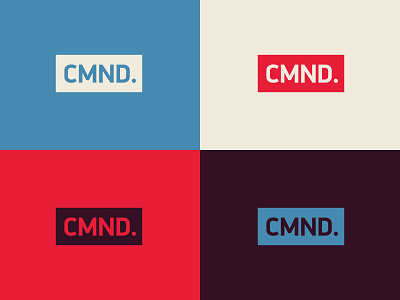CMND. din geometric logo typography