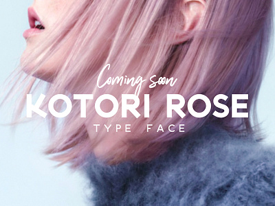 Kotori Rose angle font geometric sans serif type type design. typeface typography