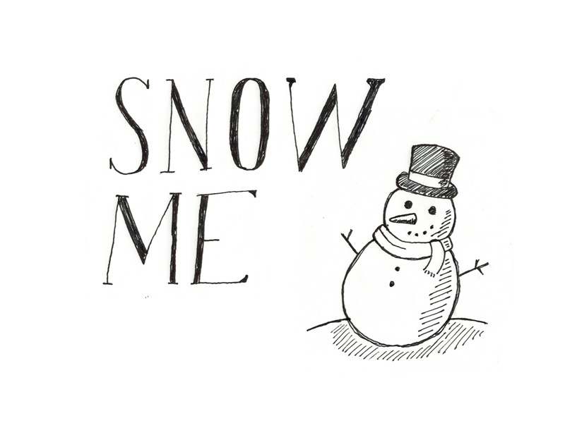 Snow me by Brian Jacob on Dribbble