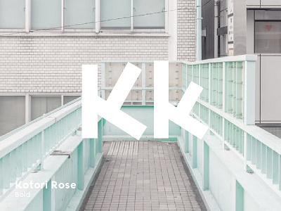 Kotori Rose - Free font! angle font free geometric sans serif typeface typography