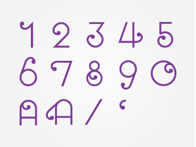 Zeitgeist Numerals 03 font numbers swash type typography vector zeitgeist
