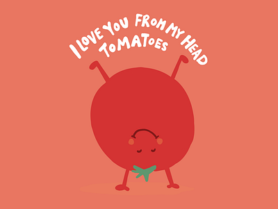 Tomatoes card food food illustration illustration kids love procreate puns tomato