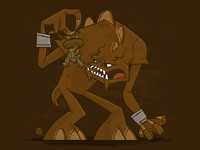 Rancor does like green eggs and ham! cartoon illustrations character design illustration jedi kid art monster pig space star wars