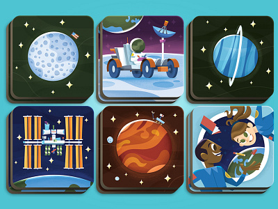 Space Themed Memory Game