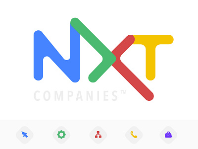 NXT branding branding agency design icon iconographer iconography icons logo logo design logo designer logos