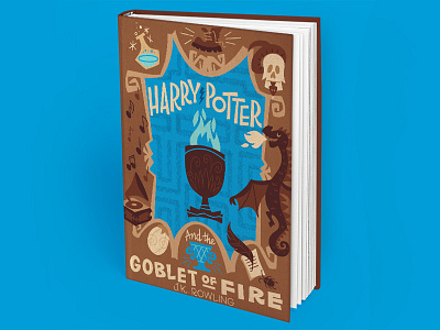 Harry Potter and the Goblet of Fire book book cover boot character dragon flame goblet of fire harry potter maze music potion skull