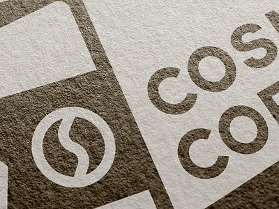 Cosmic Coffee coffee cool design flat graphic design logo mockup modern