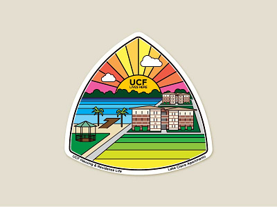 UCF Housing Sticker Series - Lake Claire Apartments