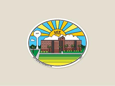 UCF Housing Sticker Series - Libra illustration libra sticker sticker series stickers ucf housing