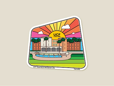 UCF Housing Sticker Series - Hercules