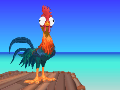 Heihei disney heihei illustration moana