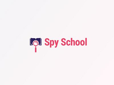 Spy School - #Typehue book branding logo magnifying glass mark negative space school spy type typehue