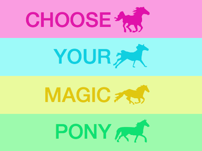 Magic Pony Race Time game magic pony race