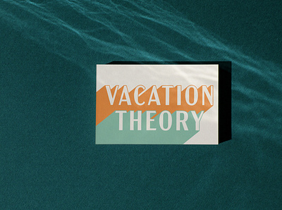 Vacation Theory graphic design logo