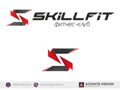 logo skillfit branding fitness club logo logodesign vector